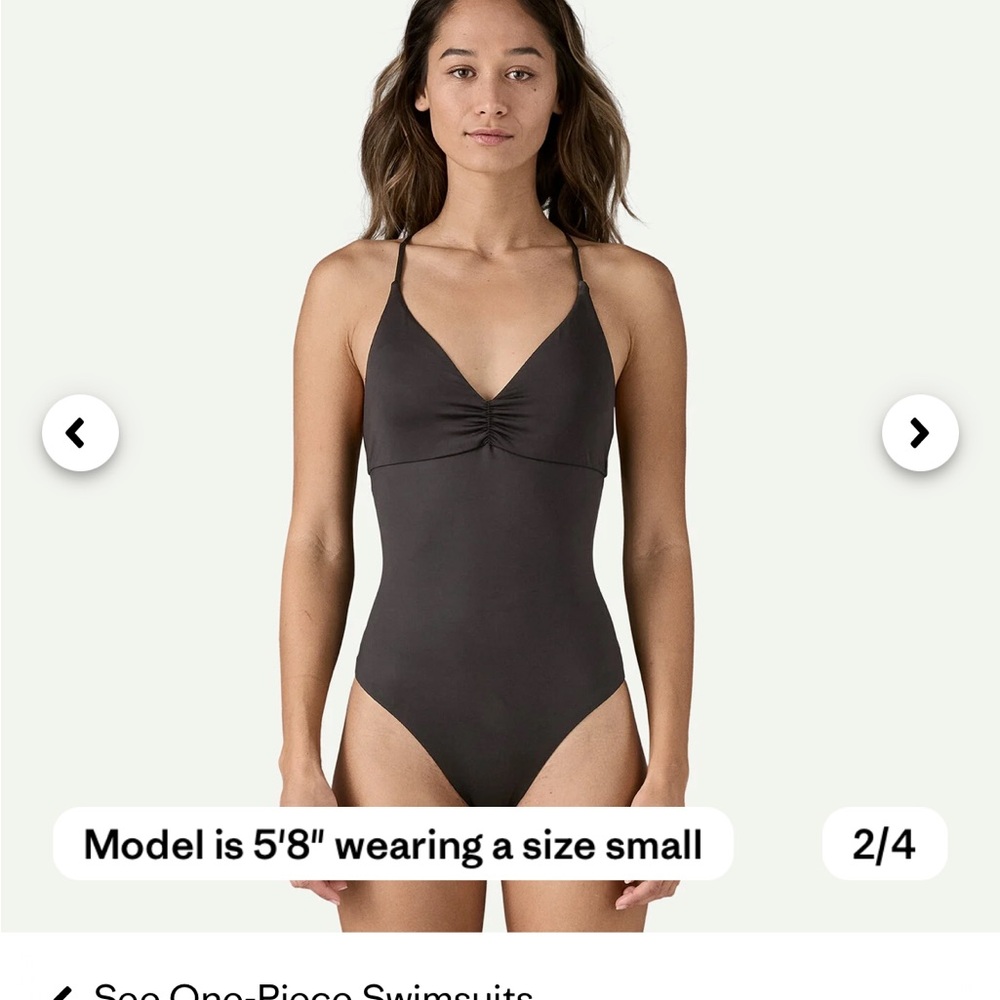 Patagonia Classic Black One-Piece Swimsuit